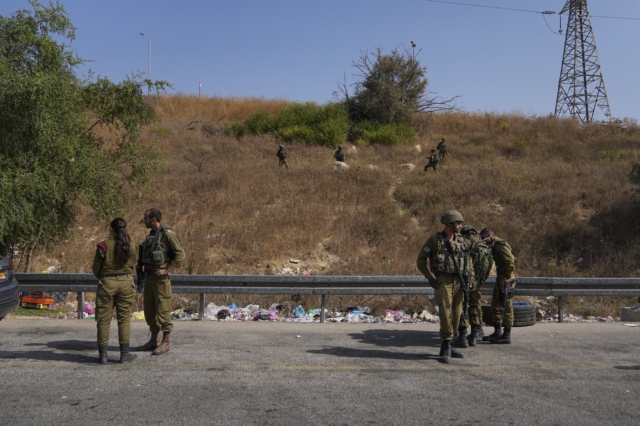 Ισραηλινοί στρατιώτες στη Δυτική Όχθη
