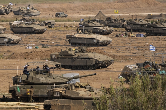 Ισραηλινοί στρατιώτες κοντά στα σύνορα με τη Γάζα