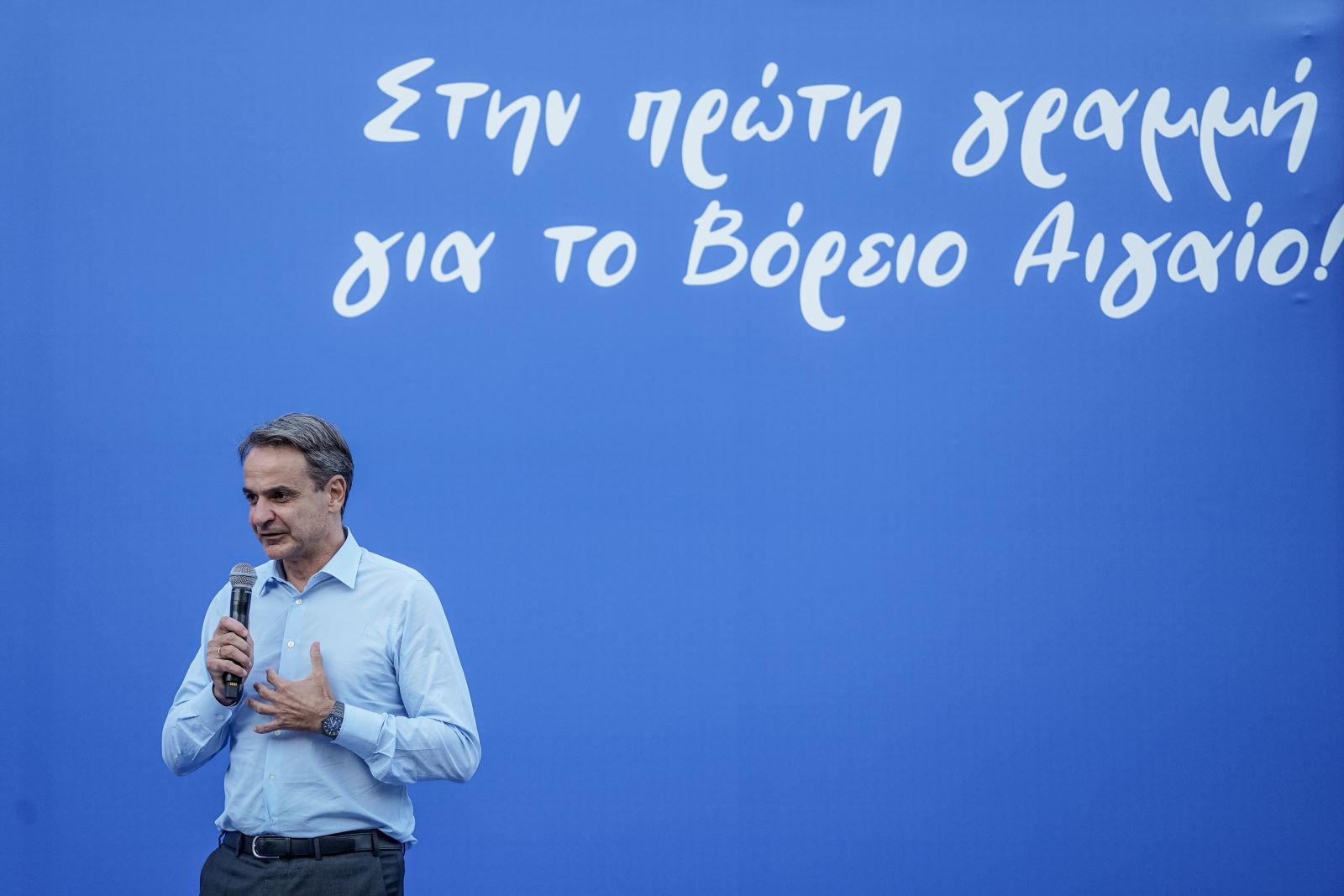 Επίσκεψη του Πρωθυπουργού Κυριάκου Μητσοτάκη στη Μυτιλήνη