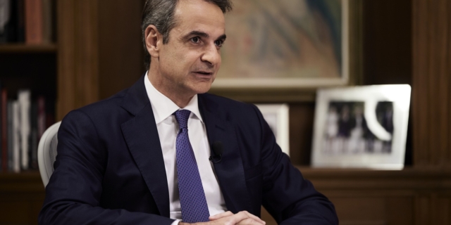 Ο πρωθυπουργός Κυριάκος Μητσοτάκης