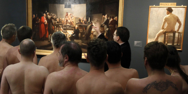 Γυμνιστές φιλότεχνοι ξεναγήθηκαν σε Μουσείο στη Βαρκελώνη