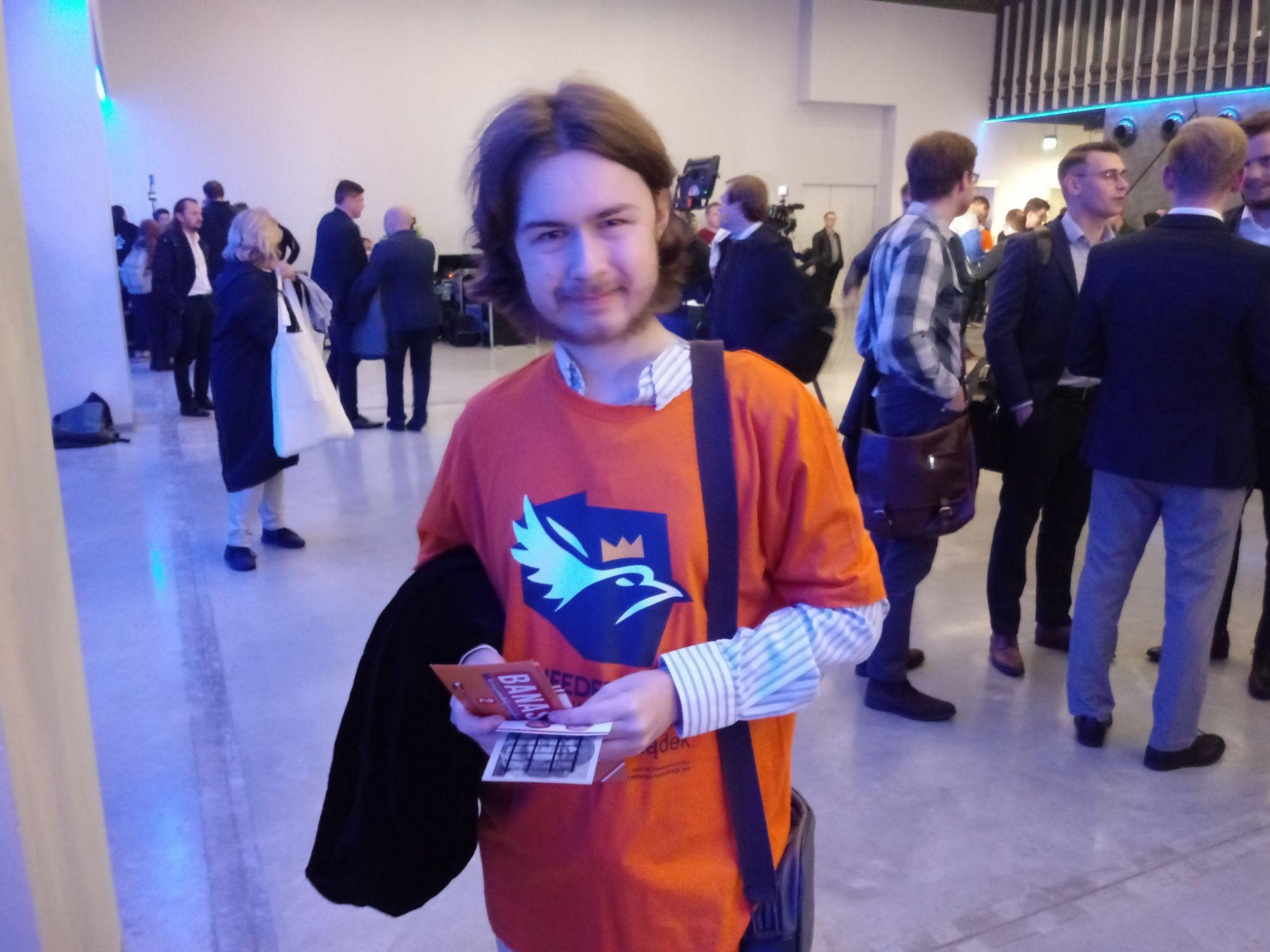 Ο νεαρός Τόμας, μέλος του κόμματος Κονφεντεράτσια