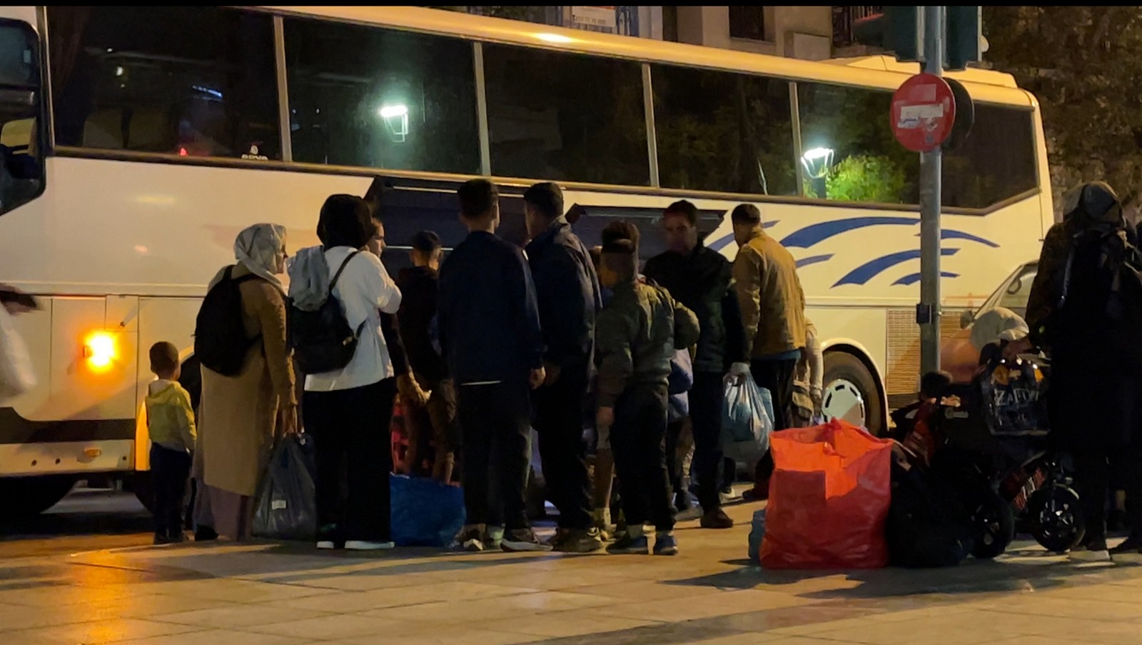 Πρόσφυγες στην πλατεία Βικτωρίας