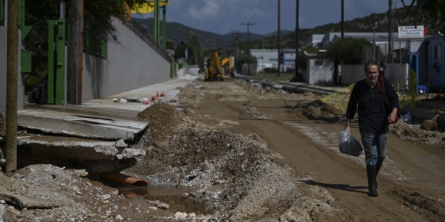 Καταστροφές από την πλημμύρα