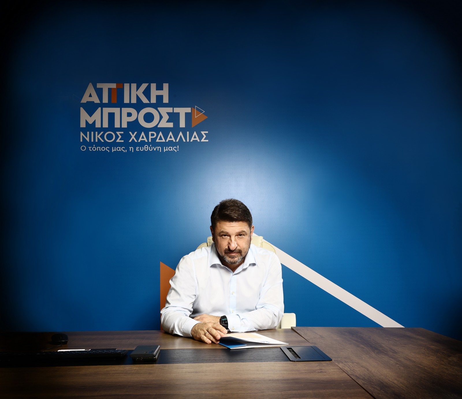 Ο υποψήφιος Περιφερειάρχης Αττικής Νίκος Χαρδαλιάς μιλά στο NEWS 24/7