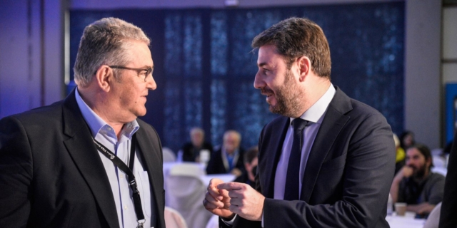 Νίκος Ανδρουλάκης και Δημήτρης Κουτσούμπας