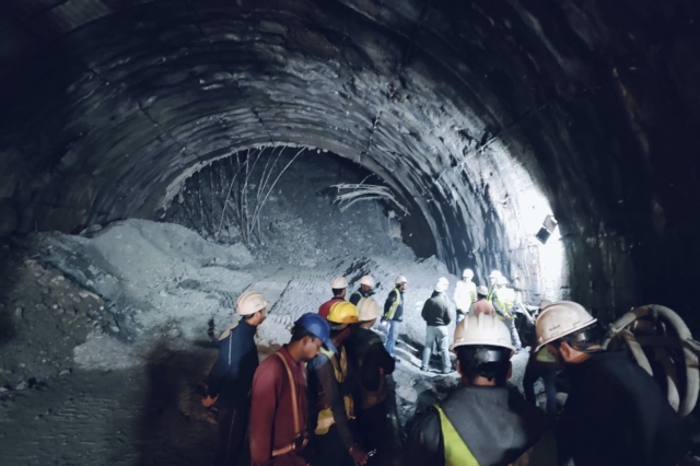 India Tunnel Collapse