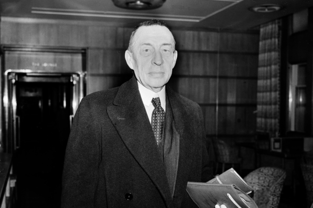 O Sergei Rachmaninoff στη Νέα Υόρκη το1938.