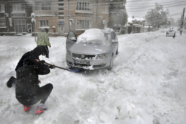 Κακοκαιρία με χιόνια στη Βουλγαρία