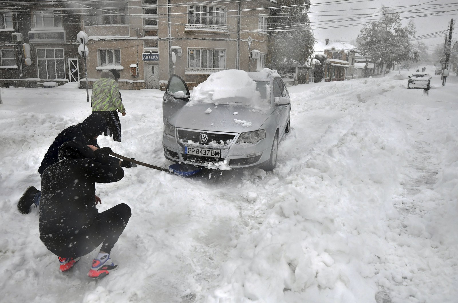 Κακοκαιρία με χιόνια στη Βουλγαρία