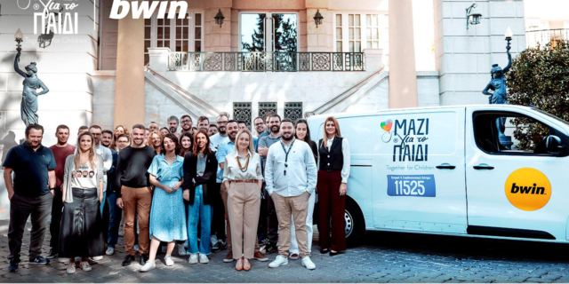 bwin: Οι εθελοντές της πρόσφεραν βρεφικά είδη στο «Μαζί για το Παιδί»