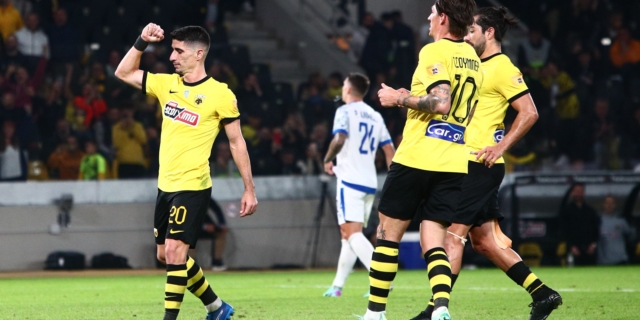 ΑΕΚ – Λαμία 3-0: Η Ένωση πήρε το τρίποντο με Γκαρσία και Αραούχο