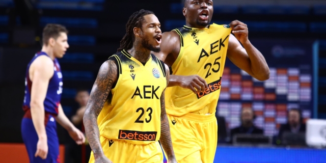 ΑΕΚ Betsson – Στσέτσιν 86-64: Επικράτησε εντός έδρας και έκανε το 4/4 στον όμιλο