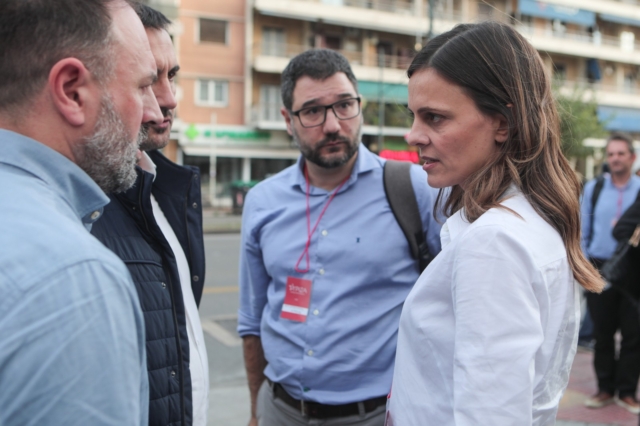 Έφη Αχτσιόγλου, Αλέξης Χαρίτσης και Νάσος Ηλιόπουλος