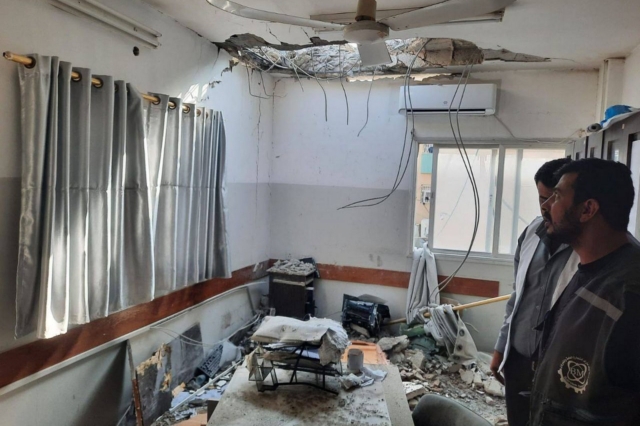 Το βομβαρδισμένο ψυχιατρικό νοσοκομείο στη Γάζα