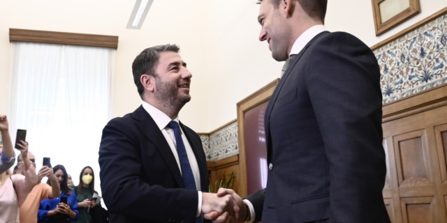 Στέφανος Κασσελάκης και Νίκος Ανδρουλάκης