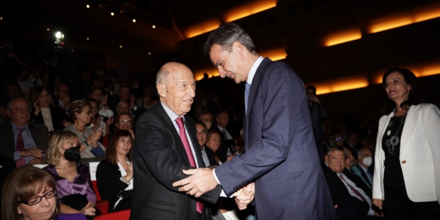 Κυριάκος Μητσοτάκης και Κώστας Σημίτης