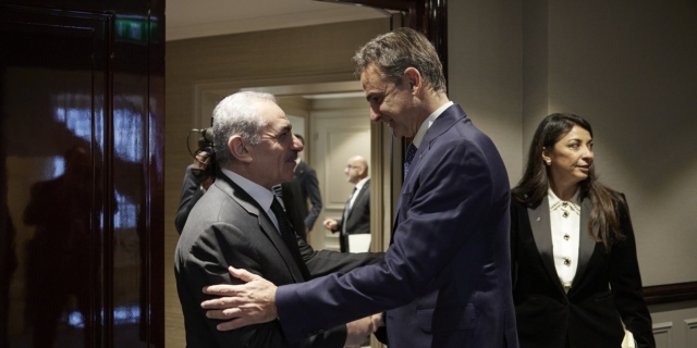 Συνάντηση Κυριάκου Μητσοτάκη και Μοχάμεντ Ιμπραήμ Στάγεχ