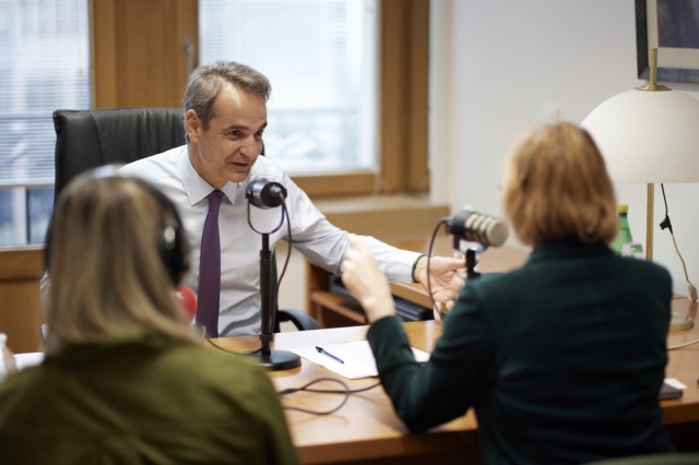 Ο Κυριάκος Μητσοτάκης στο Podcast του Politico