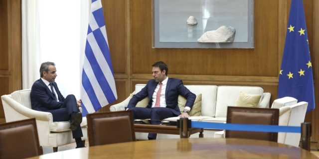 Συνάντηση Μητσοτάκη - Κασσελάκη