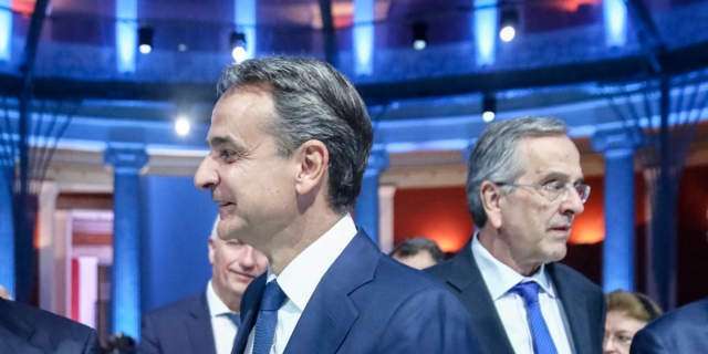 Κυριάκος Μητσοτάκης και Αντώνης Σαμαράς