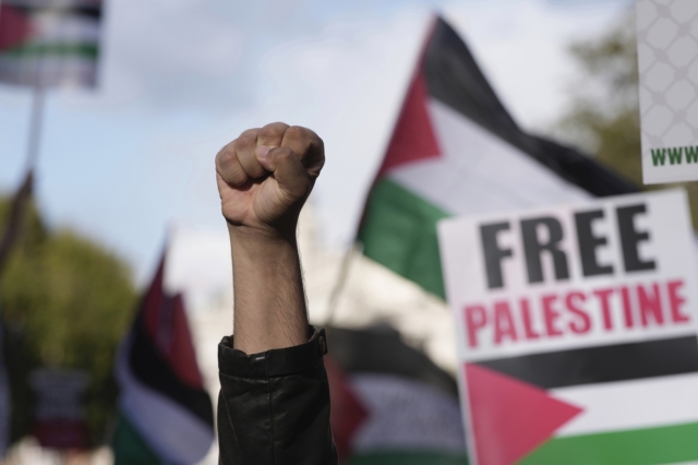 Διαμαρτυρία υπέρ της Παλαιστίνης