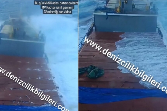 Ναυάγιο στη Λέσβο: Βίντεο από τη βύθιση του πλοίου – Άκαρπες οι έρευνες για τους 12 ναυτικούς