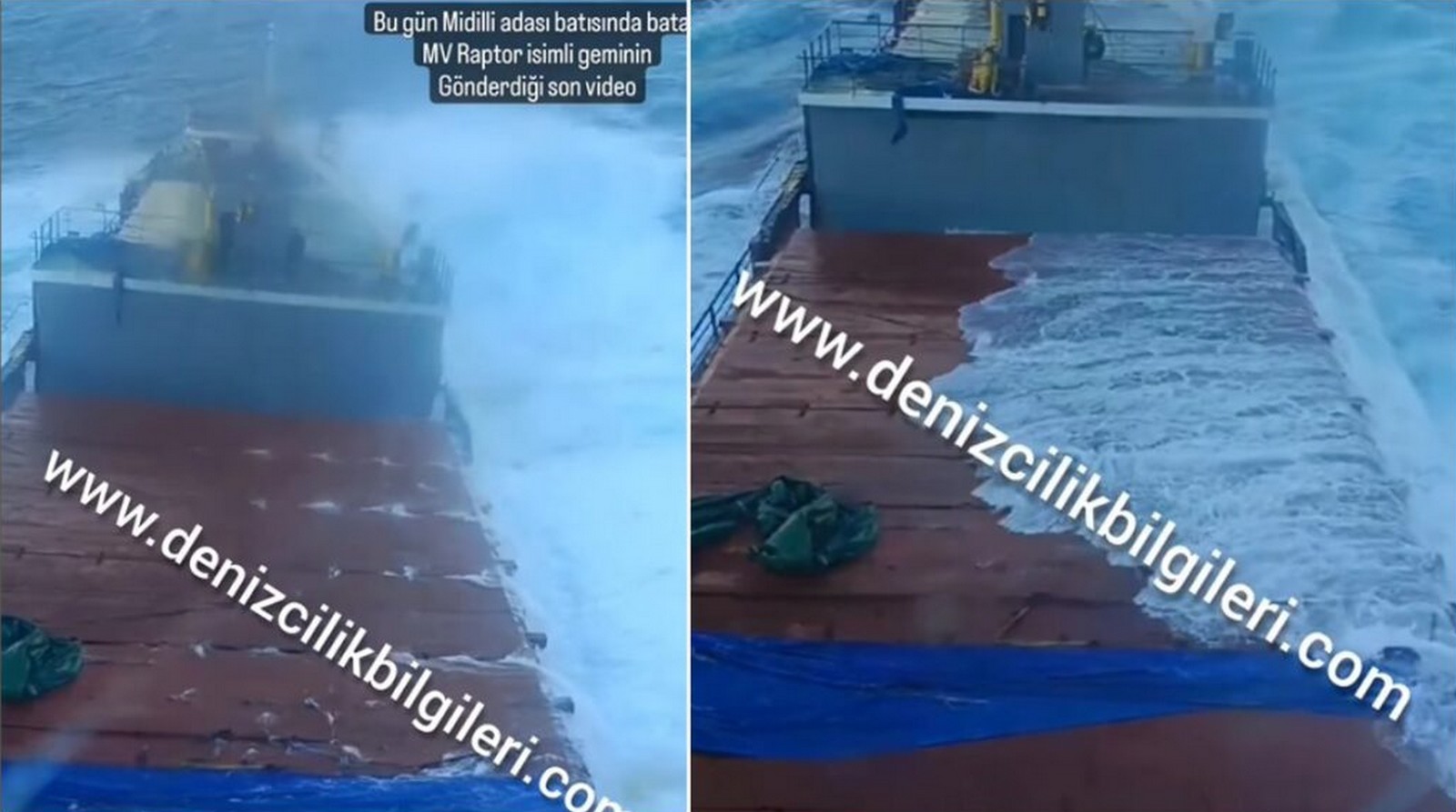 Ναυάγιο στη Λέσβο: Βίντεο από τη βύθιση του πλοίου – Άκαρπες οι έρευνες για τους 12 ναυτικούς