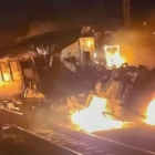 Σιδηροδρομικό δυστύχημα στην Καλαβρία