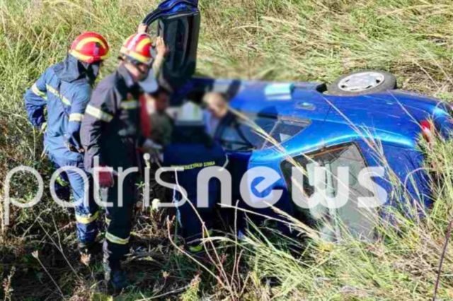 Πύργος: Αυτοκίνητο έπεσε σε χαράδρα 30 μέτρων – Σώθηκε η οδηγός