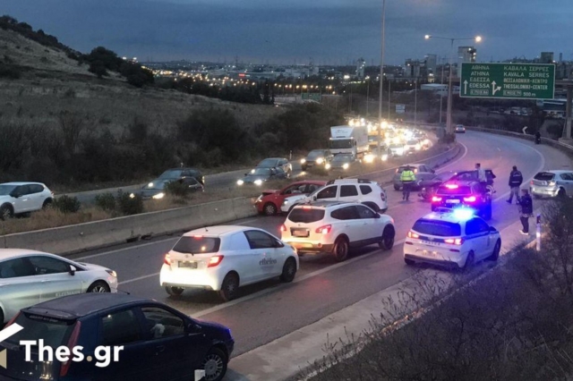 Τροχαίο στον Περιφερειακό Θεσσαλονίκης