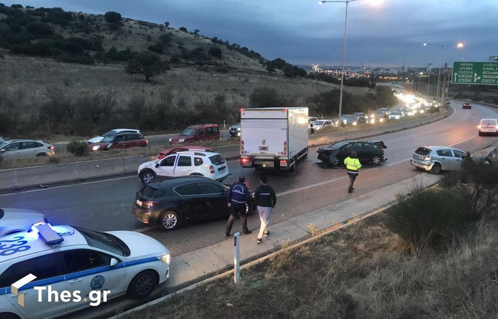 Τροχαίο στον Περιφερειακό Θεσσαλονίκης