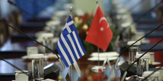 Συνάντηση των υπουργών Μετανάστευσης και Ασύλου Δημήτρη Καιρίδη του υπουργού Προστασίας του Πολίτη Γιάννη Οικονόμου και του υπουργού Ναυτιλίας και Νησιωτικής Πολιτικής Χρήστου Στυλιανίδη με τον υπουργό Εσωτερικών της Τουρκίας Ali Yerlikaya, Πέμπτη 7 Δεκεμβρίου 2023.
