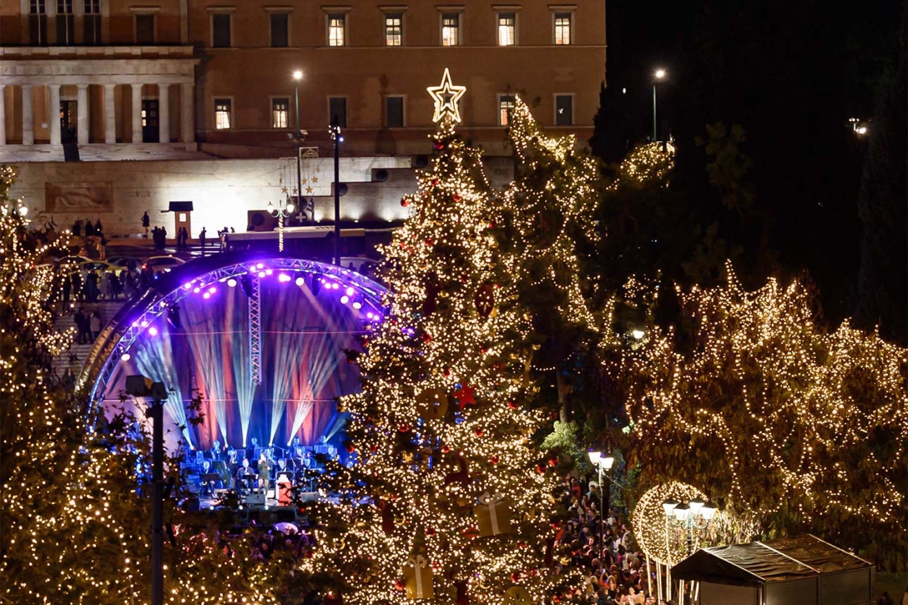 Χριστούγεννα στην Αθήνα με 15 μεγάλες συναυλίες και επίκεντρο την Πλατεία Συντάγματος