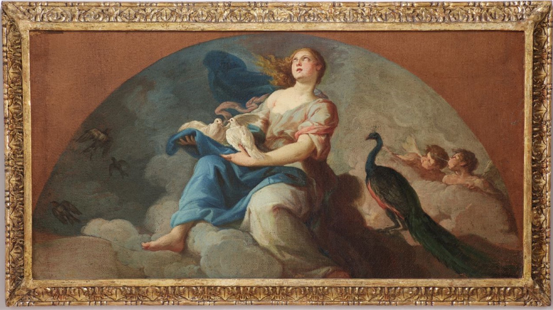 Η Αλληγορία των τεσσάρων στοιχείων της φύσης (Νερό, Γη, Φωτιά, Αέρας) / Allegory of the Four elements of nature (Water, Gaia, Fire and Air), 18ος αιώνας / 18th century, Stefano Pozzi, Gallerie Nazionali di Arte Antica: Palazzo Barberini