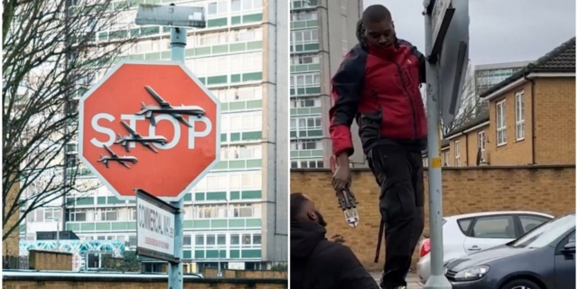 Banksy: Μία σύλληψη για την κλοπή του “Stop” στο Λονδίνο – Βίντεο
