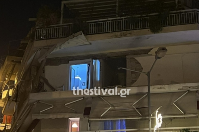 Θεσσαλονίκη: Ισχυρή έκρηξη σε διαμέρισμα στις Συκιές