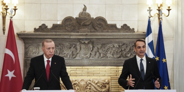 Κυριάκος Μητσοτάκης και Ρετζέπ Ταγίπ Ερντογάν