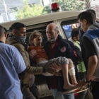 Τραυματισμένο παιδί από τους ισραηλινούς βομβαρδισμούς