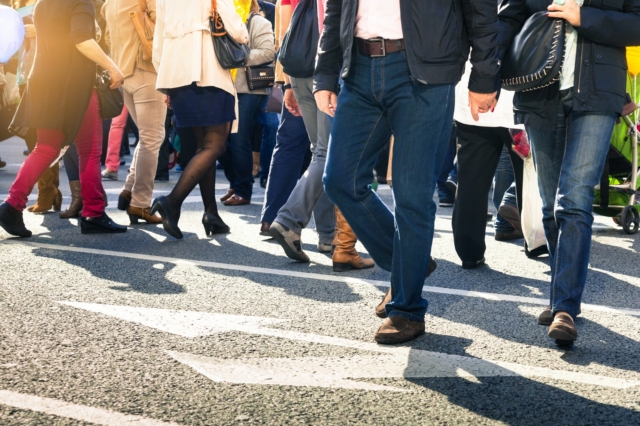 people walking