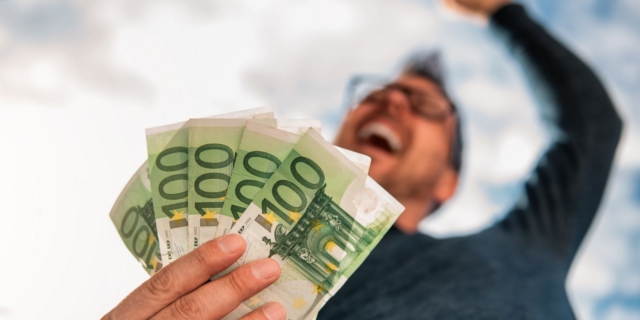 Man Holding Money