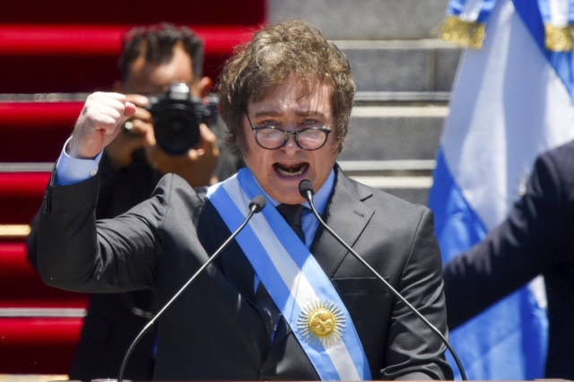 Ο Χαβιέρ Μιλέι ορκίστηκε πρόεδρος της Αργεντινής
