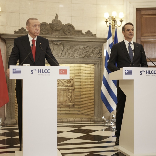 Κυριάκος Μητσοτάκης και Ρετζέπ Ταγίπ Ερντογάν