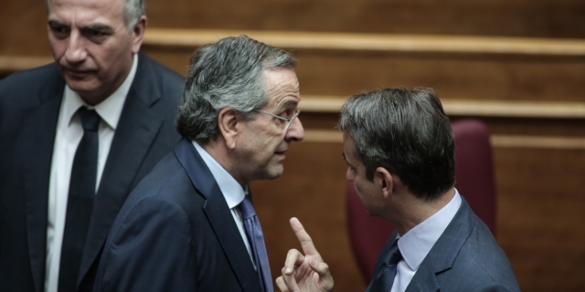 Κυριάκος Μητσοτάκης και Αντώνης Σαμαράς