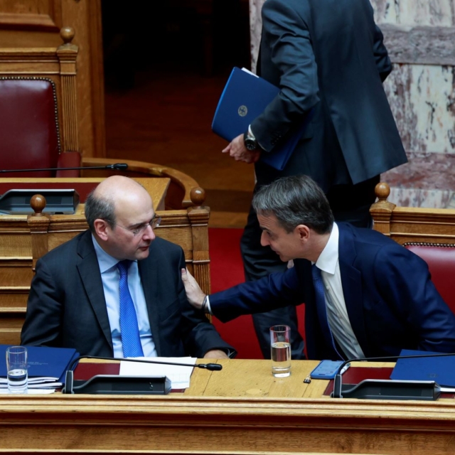 Κυριάκος Μητσοτάκης και Κωστής Χατζηδάκης