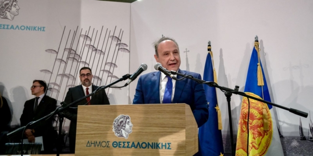 Ορκωμοσία του νέου δημάρχου Θεσσαλονίκης Στέλιου Αγγελούδη