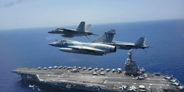 Το Αμερικανικό αεροπλανοφόρο «USS Gerald Ford» (Φωτογραφία αρχείου)