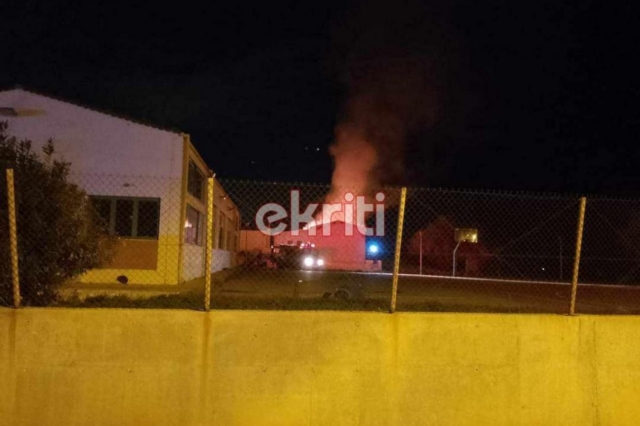 Ηράκλειο: Φωτιά σε παιδικές κατασκηνώσεις