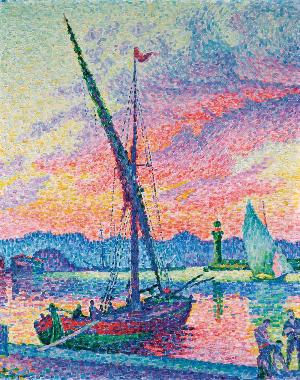 Paul Signac (1863-1935), Σαιν-Τροπέ. Το τρεχαντήρι, 1905. Λάδι σε καμβά | 81 × 65 εκ. Ιδιωτική συλλογή, Παρίσι - Ευγενική παραχώρηση Galerie de la Présidence, Παρίσι 