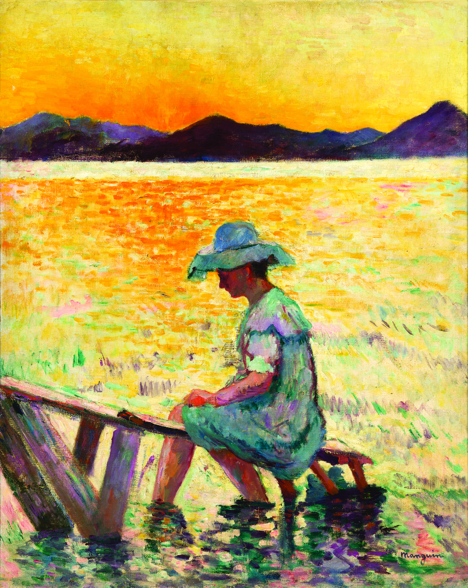 Henri Manguin (1874-1949), Σαιν-Τροπέ, το ηλιοβασίλεμα, 1904. Λάδι σε καμβά | 81 × 65 εκ. Ιδιωτική συλλογή